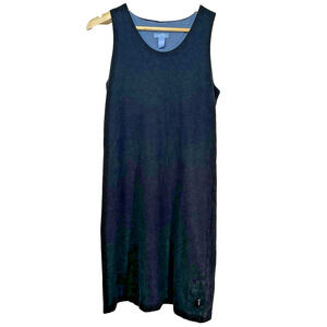 Horny Toad Black Lyocell/Cotton T-Shirt Dress, Short sleeves Size small Gray EUC